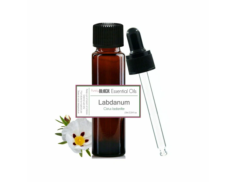 100% Pure Labdanum Essential Oil 10ml [Cistus Ladanifer] Gum Rockrose/Rock Rose/Labdanum Absolute Resin Oil