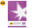 Marbig A4 Exercise Book - Purple/White