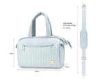 Diaper Bag Tote, Mommy Bag for Hospital, Nappy Bag for Travel - Light Blue