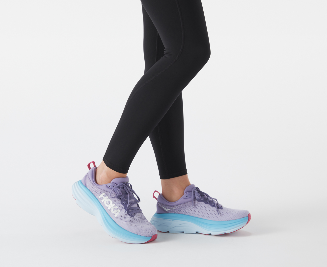 HOKA Women's Bondi 8 - Chalk Violet/Pastel Lilac