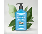 OAUSTAR Coconut and Argan Hair Conditioner -100% Natural -For Anti Frizz, Dry Damaged Hair (380ml)