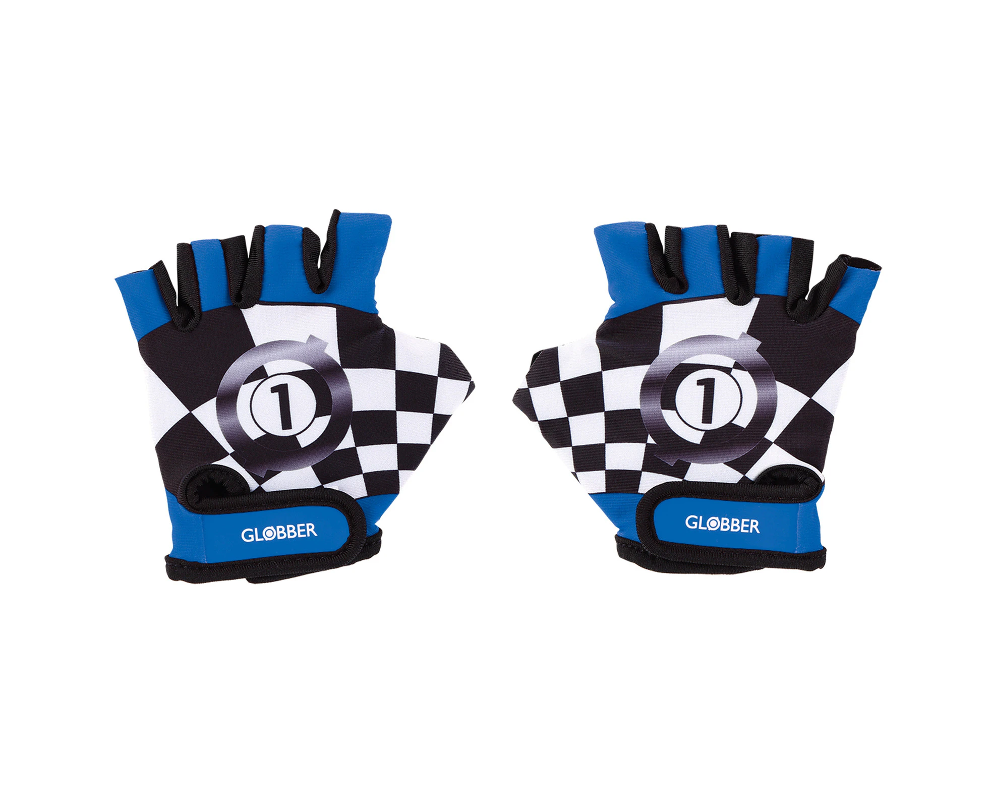 Globber - Toddler Gloves XS - Navy Blue Racing