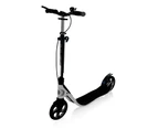 Globber ONE NL 205 Deluxe Adult scooter - White/Grey - White/Grey