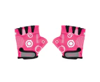 Globber TODDLER Gloves (XS) - Fuchsia Pink Shapes - Fuchsia Shapes