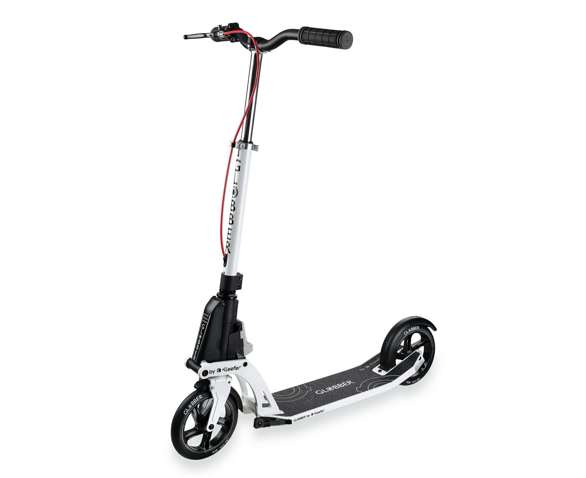  Globber NL Series 2-Wheel Kick Scooter for Kids, Teens and  Adults, Foldable Kick Scooter with Adjustable T-Bar, Black & Grey : Sports  & Outdoors