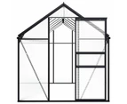 vidaXL Greenhouse Anthracite Aluminium 8.17 m²