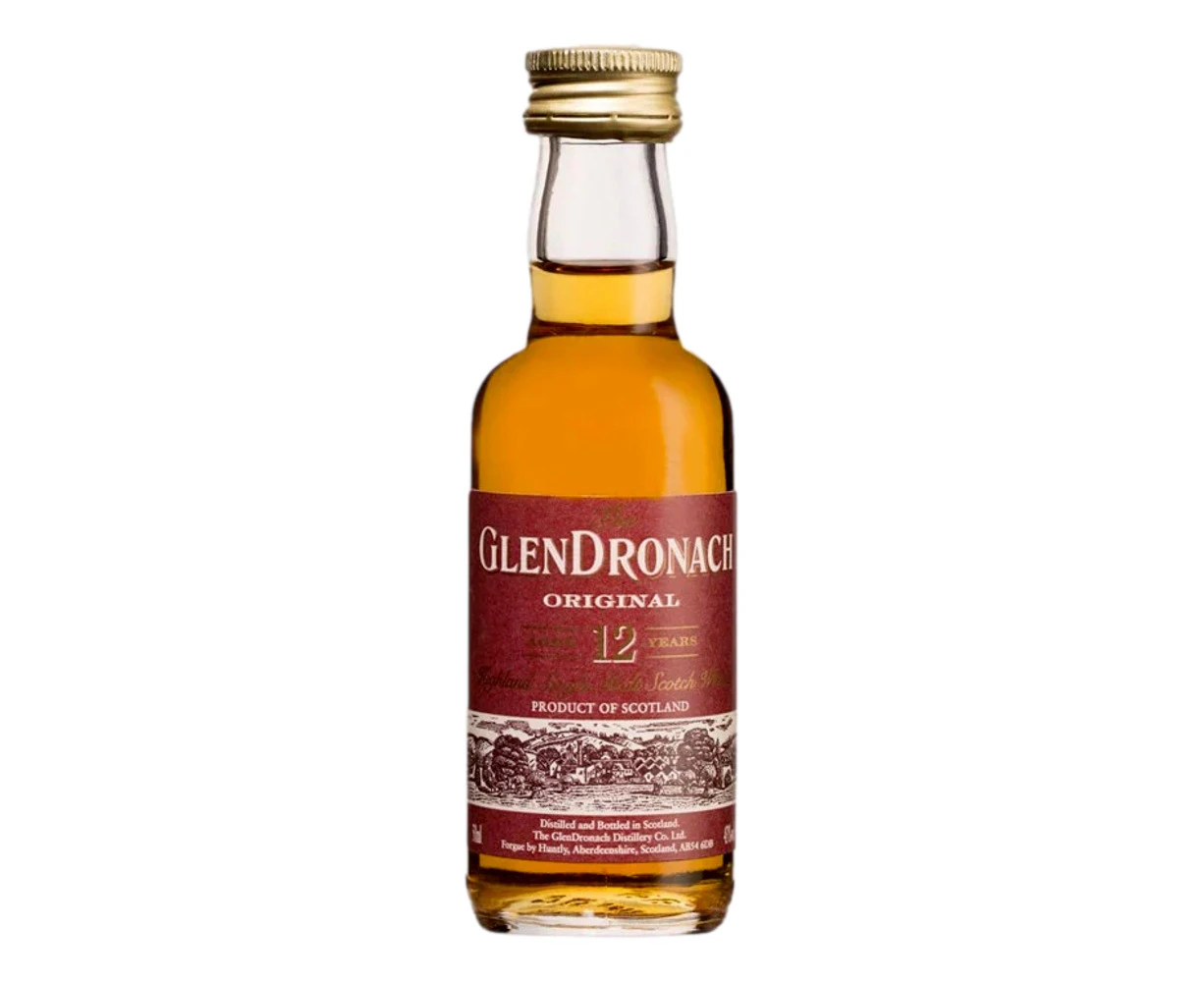 GlenDronach 12 Year Old Single Malt Scotch Whisky Miniature 50mL