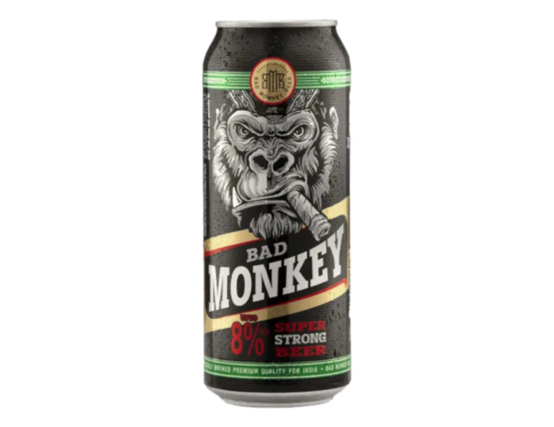 Bad Monkey Super Strong Indian Beer (24X500ML)