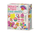 4M Mould & Paint Fridge Magnets Kids/Children Colouring/Painting Art/Craft 5y+