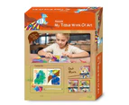Avenir Tissue Art Peacock Creative Craft Kids/Children Fun Draw Activity 3y+