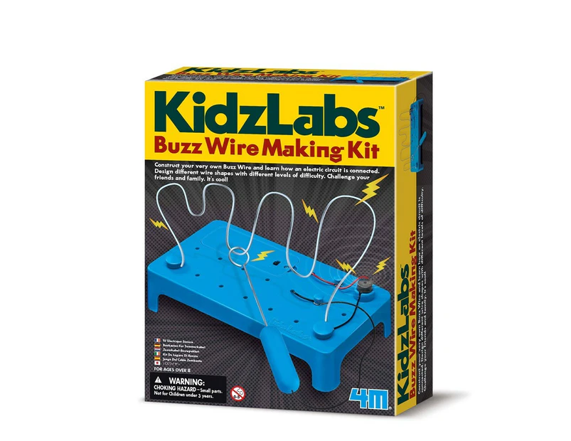 4M KidzLabs Buzz Wire Making Kit Electric Circuit Interactive Kids Fun Toy 8y+