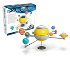 Johnco Solar System Kit Motorised Build/Paint Assemble Kids Learning Toy 10y+