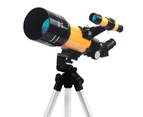 Professional Astronomical 150 Times Zoom Telescope with Finderscope - Orange
