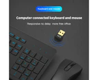 Mini Bluetooth V5.0 USB Adapter Dongle Wireless Receiver for Windows Desktop Computer PC Laptop PS3 Xbox One Supports Mouse Keyboard