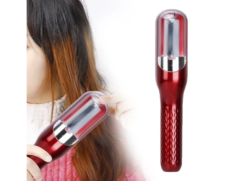 Hair Split Ends Trimmer Hair End Cutting Machine Hair Beauty Care Tool-Red
