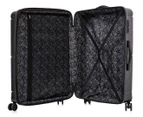Kate Hill Pastel 3-Piece Hardcase Luggage/Suitcase Set - Gunmetal