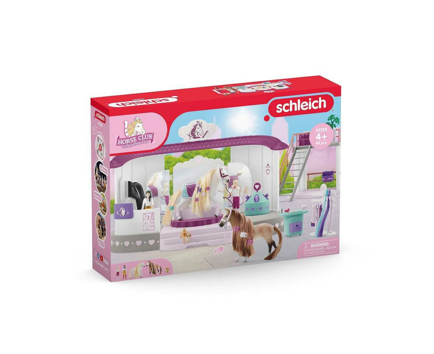 Schleich Kids/Childrens Toy Play Replica Figurine Horse Beauty Salon 3y+