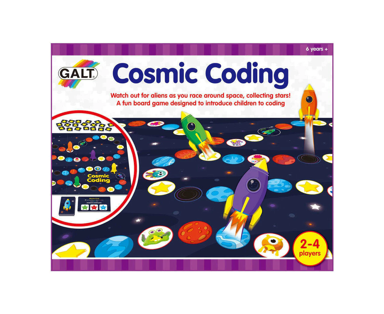 Galt Cosmic Coding Kids/Childrens Computer Science Educational Game 6y+