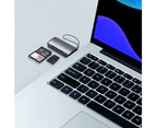 Baseus Lite Series Adapter SD  TF USB Card Reader (WKQX060013)-Dark Gray