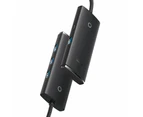 Baseus Lite Series 4-Port USB-A HUB Adapter (USB-A to USB 3.04 ) 1m-Black