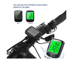 Digital Bicycle 1.6 inch LCD Screen Backlight Waterproof Odometer Stopwatch For MTB Road Cycle City Bike