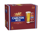 Carlton Mid Beer Case 30 x 375mL Cans