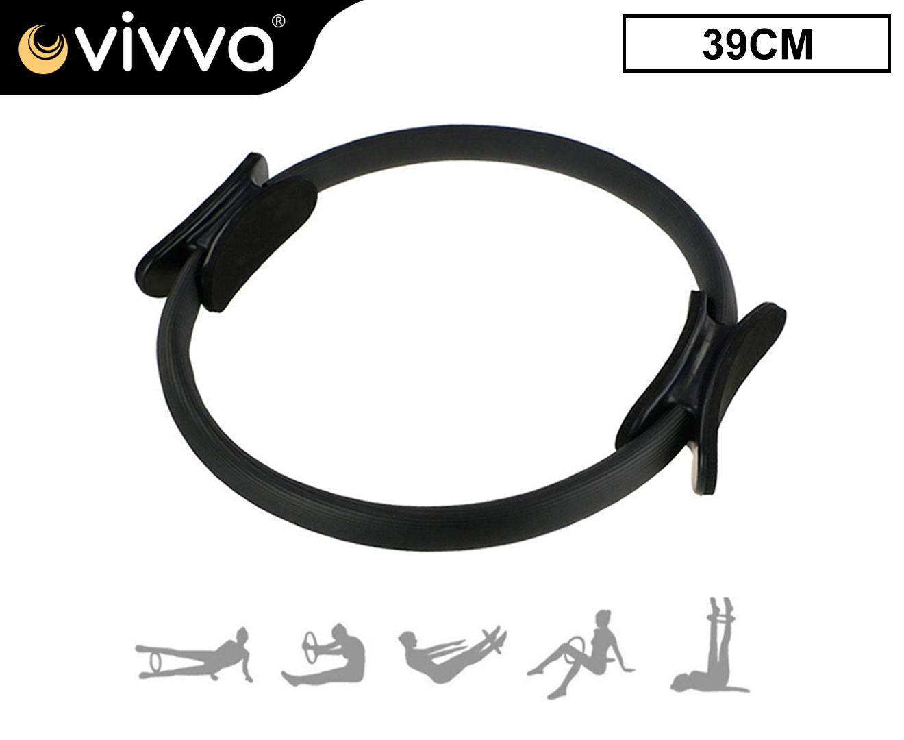 VIVVA Pilates Ring Resistance Training Tool Yoga Exercise Magic