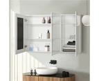 Welba Bathroom Mirror Cabinet Vanity Medicine Wall Shaving Storage 1200mmx720mm