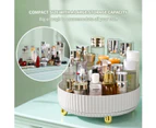 360 Degree Rotating Makeup Perfume Organizer Cosmetic Tray, Cosmetic Desk Storage Lotions Display Cases