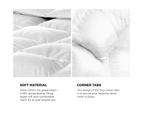 Bedra Double Goose Down Feather Quilt 700GSM Winter Summer Duvet Doona