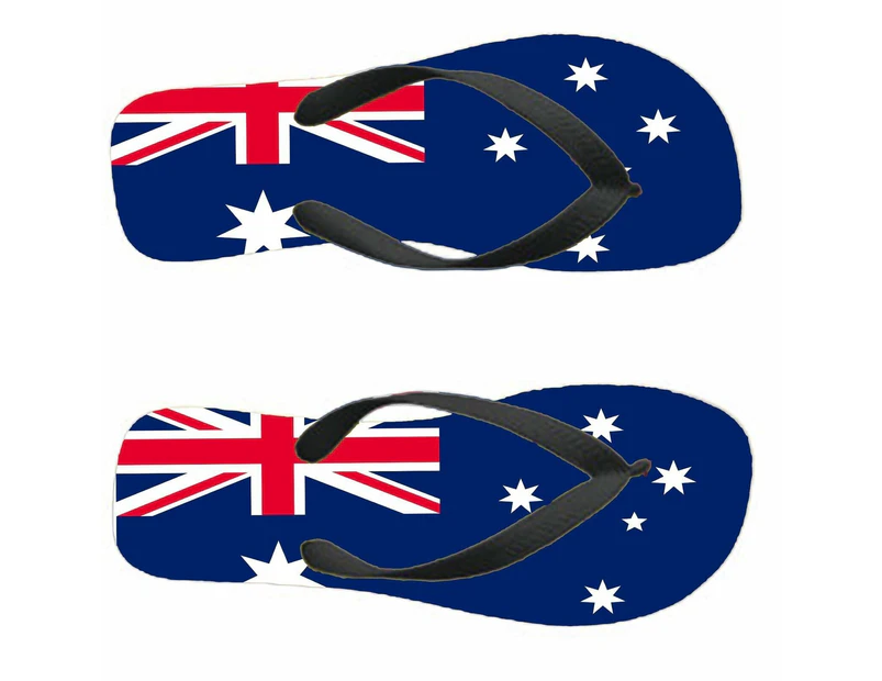 Australia Flip Flops Thongs Country Flag Nationality Supporter Flags Sandals