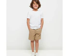 Target Pull On Chino Shorts - Brown