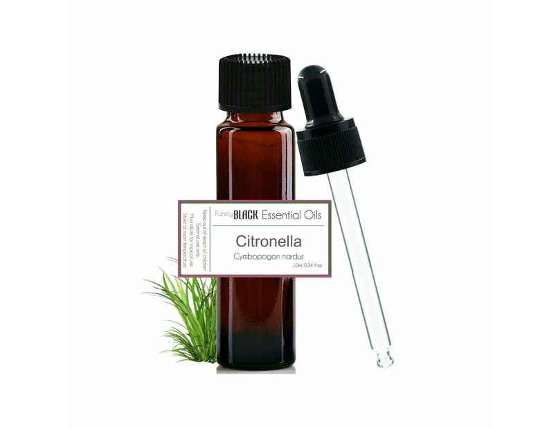 30ml (3x10ml) 100% Pure Citronella Essential Oil For Insect Repellent, Diffuser, Skin/Hair