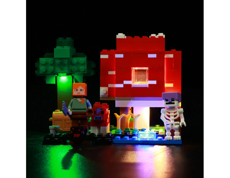 Brick Shine  GC Light Kit for LEGO(R) Minecraft The Mushroom House 21179