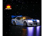 Brick Shine -  Light Kit for LEGO(R) 2 Fast 2 Furious Nissan Skyline GT-R (R34) 76917