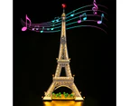 Brick Shine -  Light Kit for LEGO(R) Eiffel Tower 10307 - Music Version