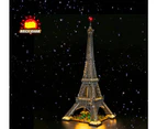 Brick Shine -  Light Kit for LEGO(R) Eiffel Tower 10307 - Music Version