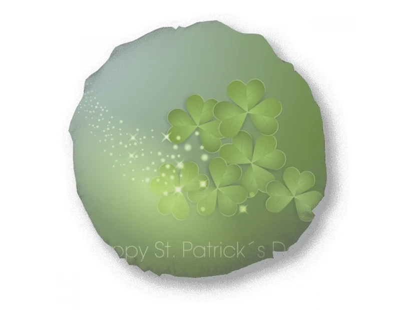 Four  Star Ireland St.Patrick's Day Round Throw Pillow Home Decoration Cushion