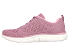 Skechers Women's Track New Staple Trainers - Dark Rose