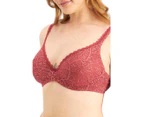 Berlei Women's Barely There Lace Contour Bra - Copper Rouge