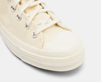 Converse x Comme des Garçons Unisex Chuck 70 High Top Sneakers - Milk/White