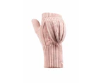Heat Holders Warm Winter Ladies Ash Converter Mittens - Pink