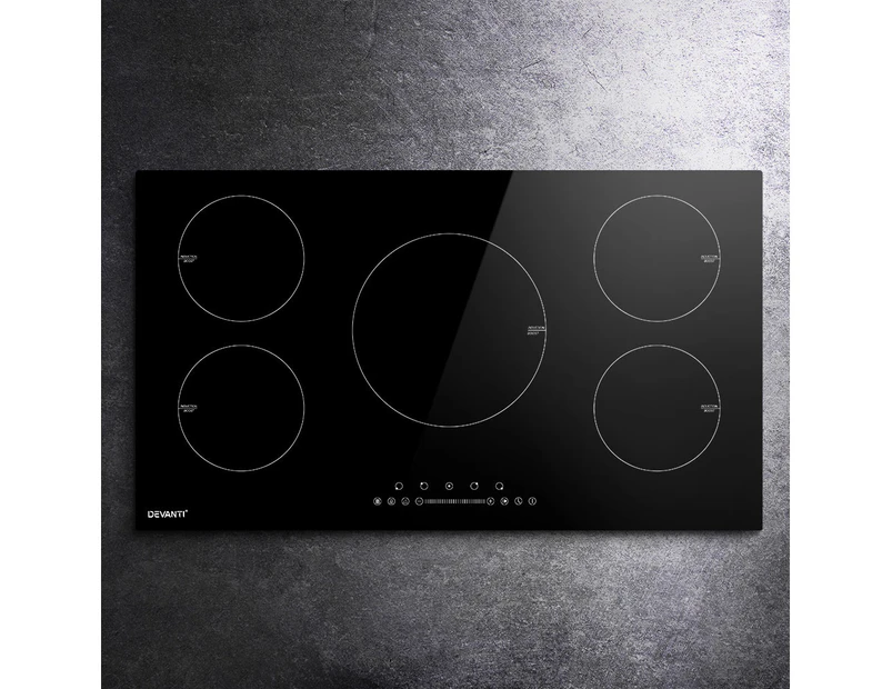 Devanti Induction Cooktop 90cm Electric Cooker