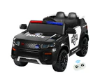 Rigo Kids Electric Ride On Patrol Police Car Range Rover-inspired Remote Black