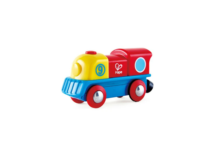Brave Little Engine Wooden Magnetic Vehicle Kids/Toddler Preschool Toy 18m+