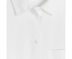 Target European Linen Long Sleeve Shirt - White