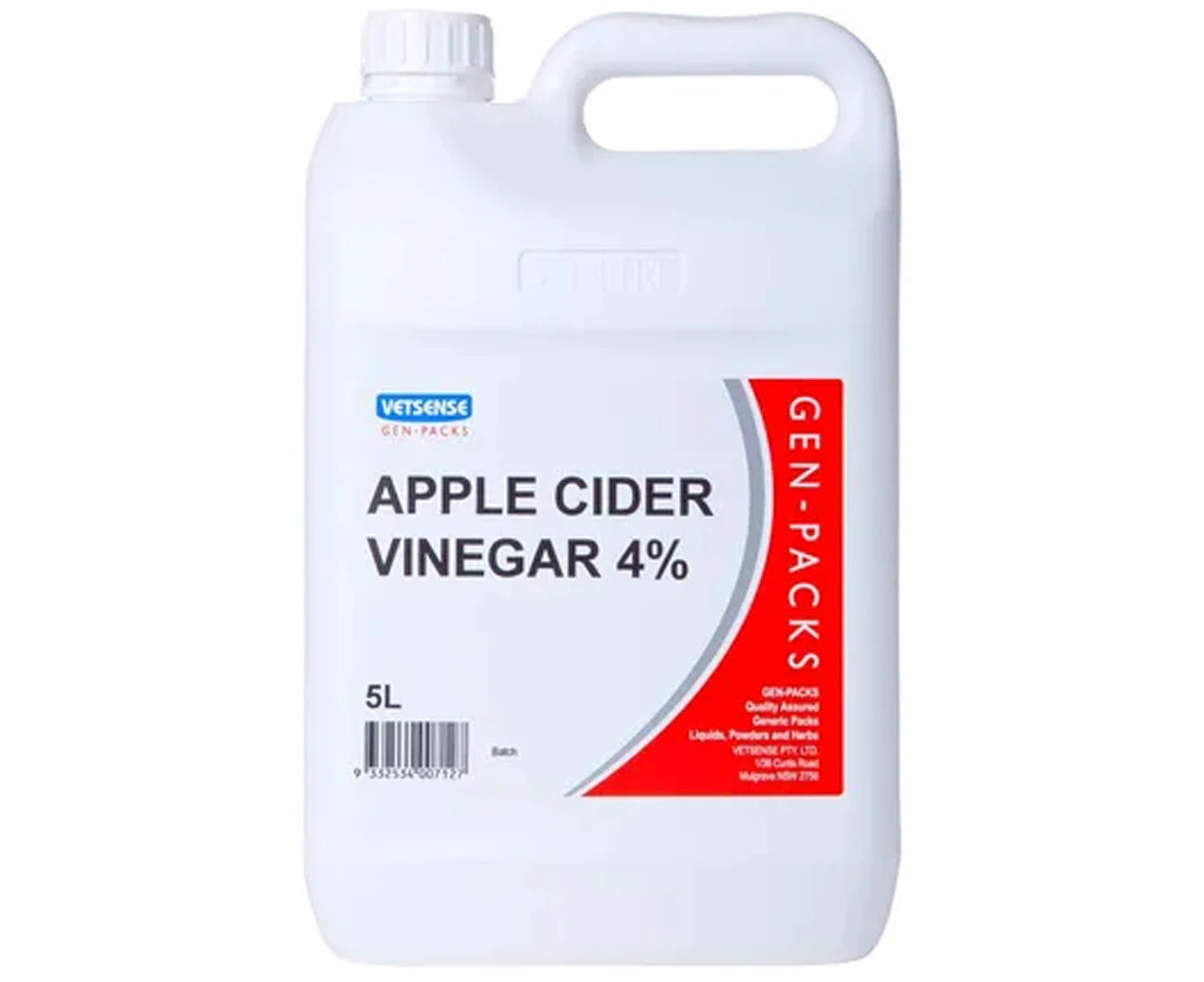 Vetsense Gen Pack Apple Cider Vin 4% 5l