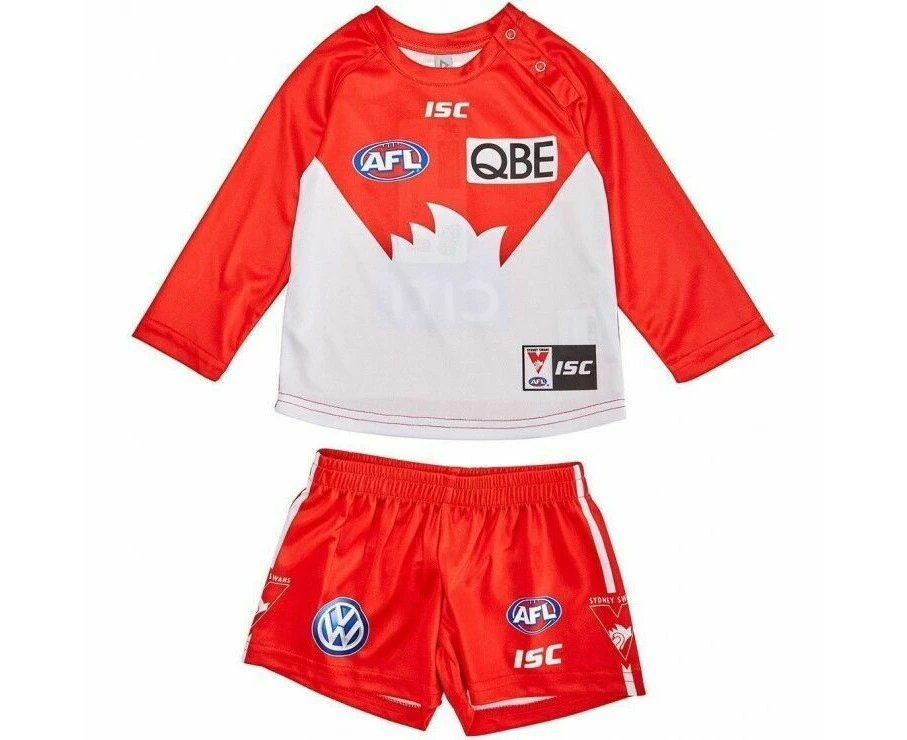 Sydney Swans AFL Home ISC Guernsey Toddler Sizes 0-4! T8