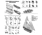 380MM Ship Assembly Model DIY Kits Wooden Sailing Boat
