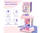 Electronic Arcade Claw Machine Toy Grabber Machine With Flashing LED Lights
